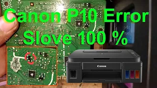 Canon G3010 P10 error code problem solved kaise kare || Canon Printer P10 error code solution 💯