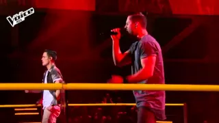 The Voice - Best Battle Audition - Scott Newnham vs Adam Spain Performs Love Runs Out