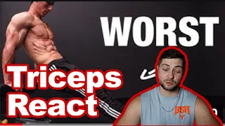 Athlean X Tricep Worst to Best React