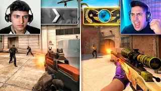 7 anos em 1 vídeo... MINHA EVOLUÇÃO no CS:GO do PRATA 1 ao GLOBAL (de 2016 a 2023)