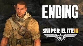 Sniper Elite 3 ENDING Walkthrough Part 15 - RATTE FACTORY