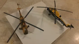 Building a pair of Wessex Helicopters 1/72 Pt3 Finished!