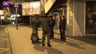Патрулирование улиц Донецка Специальным Отрядом Быстрого Реагирования