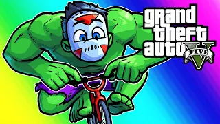 GTA5 Mods Funny Moments - Hulk Player Model (Sumo)