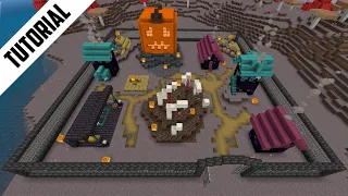 Minecraft: How to Build a Halloween Village (Step By Step)