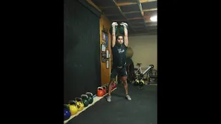 Sergio Inostroza | 5 sets 2' Long cycle 26+26kg 80 reps | Girevoy Sport Quarantine