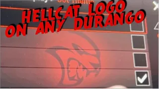 DODGE DURANGO:HOW TO SET HELLCAT LOGO AS A SCREENSAVER BACKGROUND