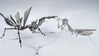 DIY - How to make steel mantis so cool - 3D Steel Model