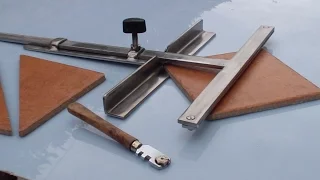 Come costruire un attrezzo per tagliare le piastrelle . How to build the tool to cut the tiles .