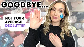 PRODUCTS I'M GETTING RID OF 👋😢 MAKEUP DECLUTTER 2023 | FOUNDATIONS, BLUSH, BRONZERS, & MORE
