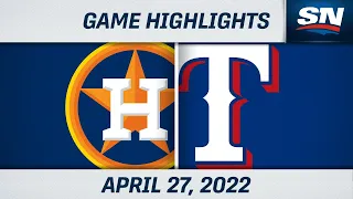 MLB Highlights | Astros vs. Rangers - Apr 27, 2022