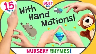 NURSERY RHYMES Playlist for Children UK | Preschool Circle Time - Learn at Home | BOEY Bear