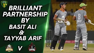 Brilliant Partnership By Basit Ali & Tayyab Arif | Match 18 | PJL | MV2T