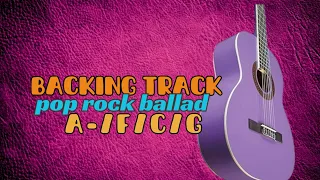 Pop Rock Country Ballad BACKING TRACK JAM in Amin - 70 bpm