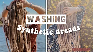 How to wash your Synthetic Dreads