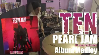 PEARL JAM, TEN (FULL ALBUM MEDLEY IN 10 MIN )