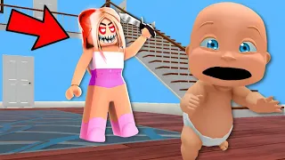 Baby Escapes EVIL GIRLFRIEND!