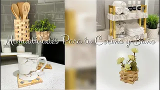 Manualidades para tu Cocina y Baño / Decoración 2023 / Dollar Tree DIY