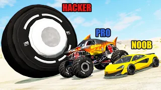 NOOB vs PRO vs HACKER #48 - Beamng drive