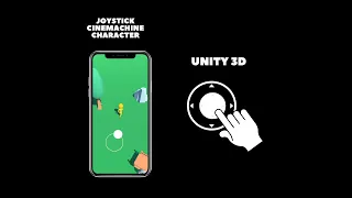 Easy character move with mobile joystick in unity | cinemachine| | hyper casual |