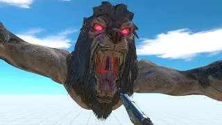 FPS Avatar is being brought into a deadly trap by the Werewolf - Animal Revolt Battle Simulator