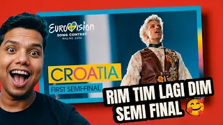 Reacting to Baby Lasagna - Rim Tim Tagi Dim (LIVE) | First Semi-Final | Eurovision 2024 | Croatia 🇭🇷