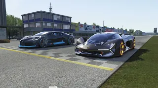 Lamborghini Terzo Millennio vs Bugatti Divo at Monza Full Course