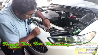 Ford Fusion Eco-boost. Radiator Removing & Replacing.