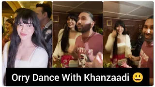 BB17 Khanzaadi Full Masti Dance With Viral Munda Orry at Tehelka birthday party