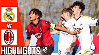 AC Milan vs Real Madrid | All Goals & Highlights | Youth League Quarter Final | 13/03/24