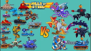 HILLS OF STEEL : NEW EVENT CHALLENGE - BATTLE FOR GEMS- ALL TANKS GAMEPLAY