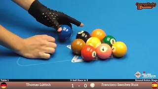 Thomas Lüttig v Francisco Sanchez Ruiz | TOR SERVICE 24 / BILLARD BECKMANN | Pinneberg Open 2017