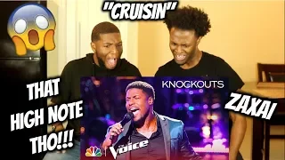 Zaxai Performs an Incredible Cover of Smokey Robinson's "Crusin'" - The Voice 2018 Knockouts
