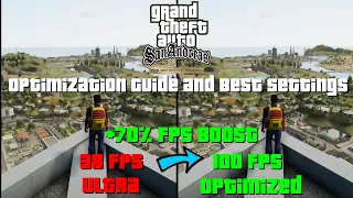 GTA San Andreas Definitive Edition | Optimization Guide/Best Settings | Every Settings Benchmarked.