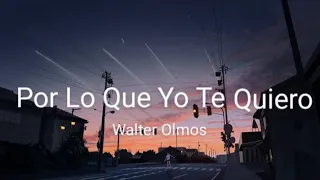 Por Lo Que Yo Te Quiero letra —Walter Olmos— //Josefalafina