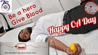 MY FIRST BLOOD DONATION AT @theicai||CA DAY|JAIPUR||A LIFE CHANGING EXPERIENCE #ca #blooddonation