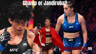 Tatiana Suarez will take Weili or Jandiroba