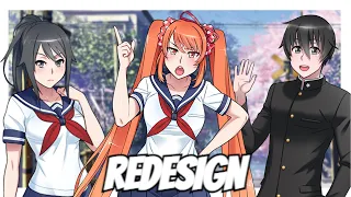 REDESIGNING Yandere-Chan, Senpai and Osana