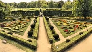 Kroměříž - The Flower Garden (Květná zahrada), Czech Republic (videoturysta)