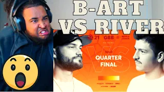 B-Art 🇳🇱 vs RIVER' 🇫🇷 | GRAND BEATBOX BATTLE 2021: WORLD LEAGUE | Quarter Final [REACTION]