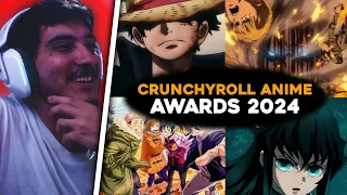 REACCIÓN a CRUNCHYROLL ANIME AWARDS 2024