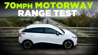 MG4 SE STD RANGE 70mph Motorway Range Test | how far will it go?