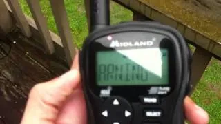 Nashville Tornado warning on weather radio with sirens