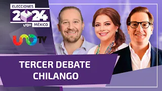 Tercer #debatechilango 2024: Clara Brugada, Santiago Taboada y Salomón Chertorivski