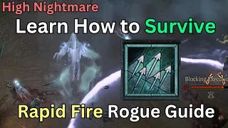 Diablo IV - Rapid Fire Rogue - How to SURVIVE in high Nightmare!  - In-depth Guide