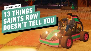 Saints Row - 13 Things Saints Row Doesn't Tell You