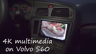 Navigatie 4K pe Volvo S60 din 2002 / Android 4K Multimedia on 2002 Volvo S60