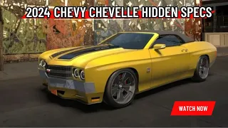 Chevy chevelle ss 2024 specs and features | 2024 Chevy chevelle price