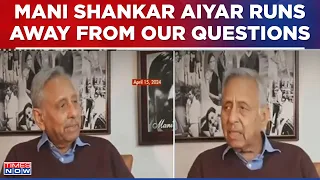 Mani Shankar Aiyar Runs Away From Times Now's Questions When Confronted On Pro-Pakistan Remarks