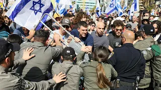 Proteste in Israel gegen Justizreform werden immer schärfer | AFP